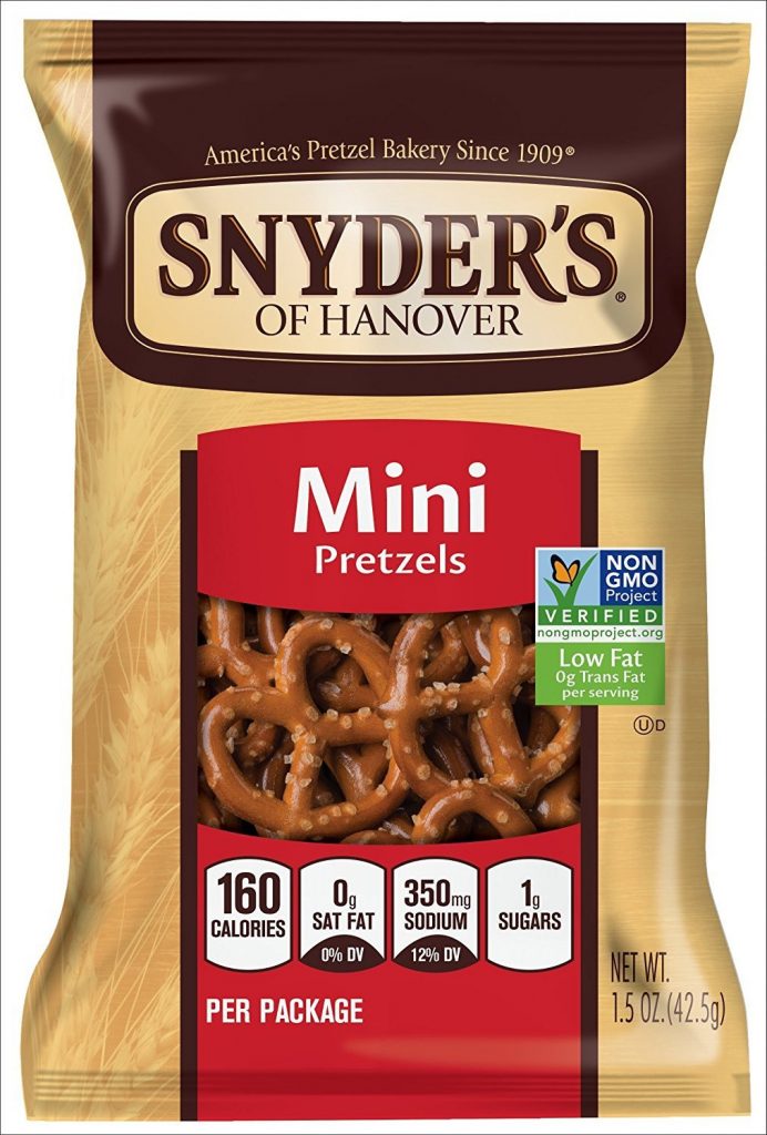 TOPS VENDING Mini-snyders Snacks  